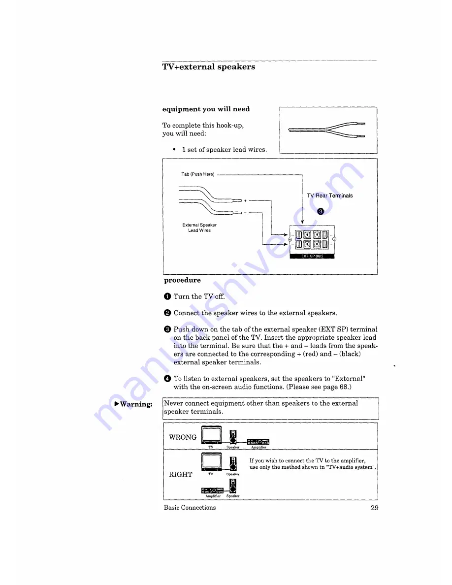 Mitsubishi CS-40505 Owner'S Manual Download Page 31