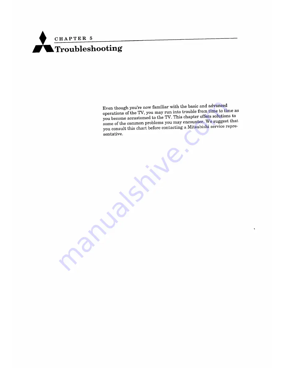 Mitsubishi CS-40505 Owner'S Manual Download Page 97