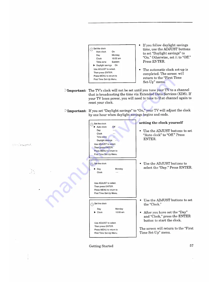 Mitsubishi CS-40507 Owner'S Manual Download Page 58