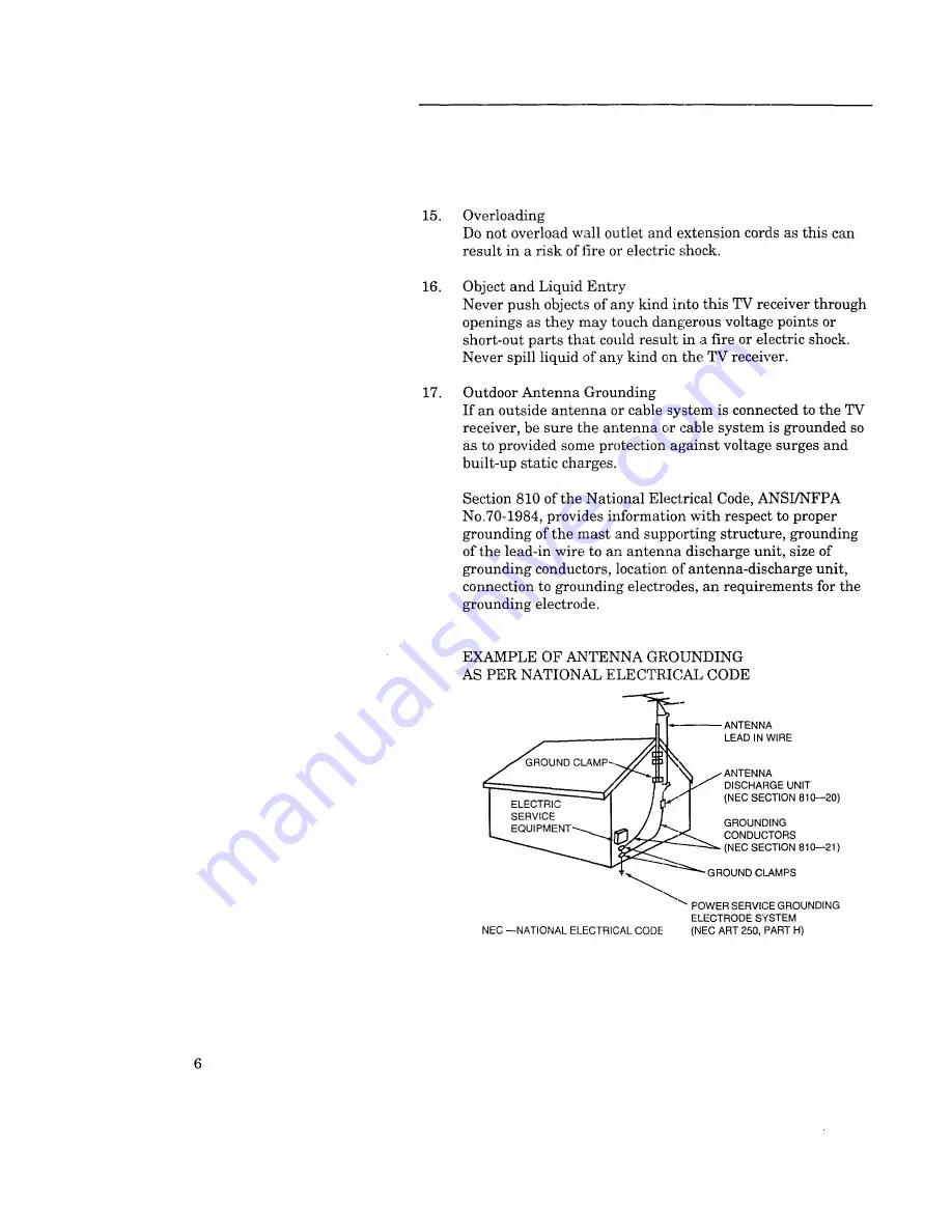 Mitsubishi CS-7407 Скачать руководство пользователя страница 8