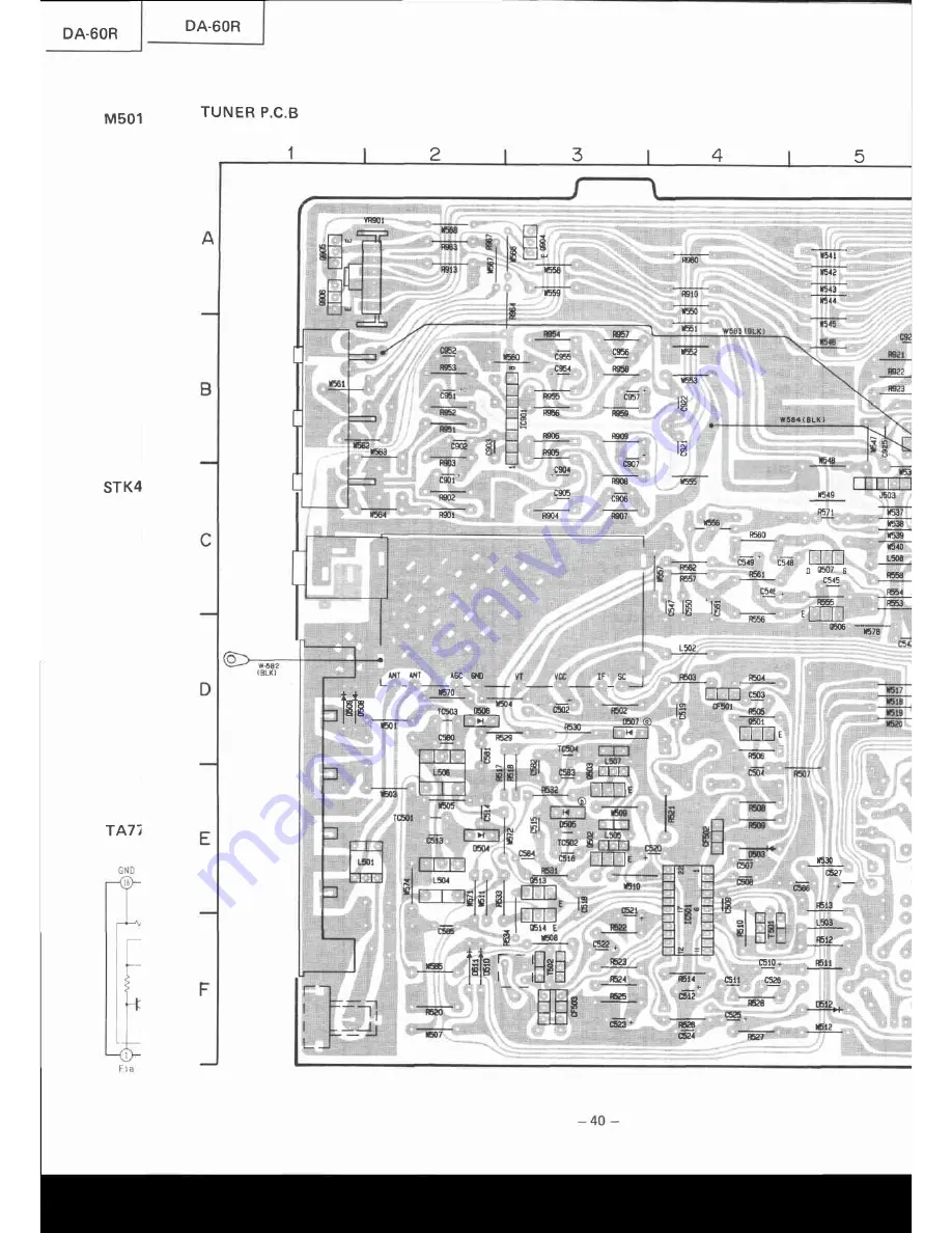 Mitsubishi DA-6OR Service Manual Download Page 50