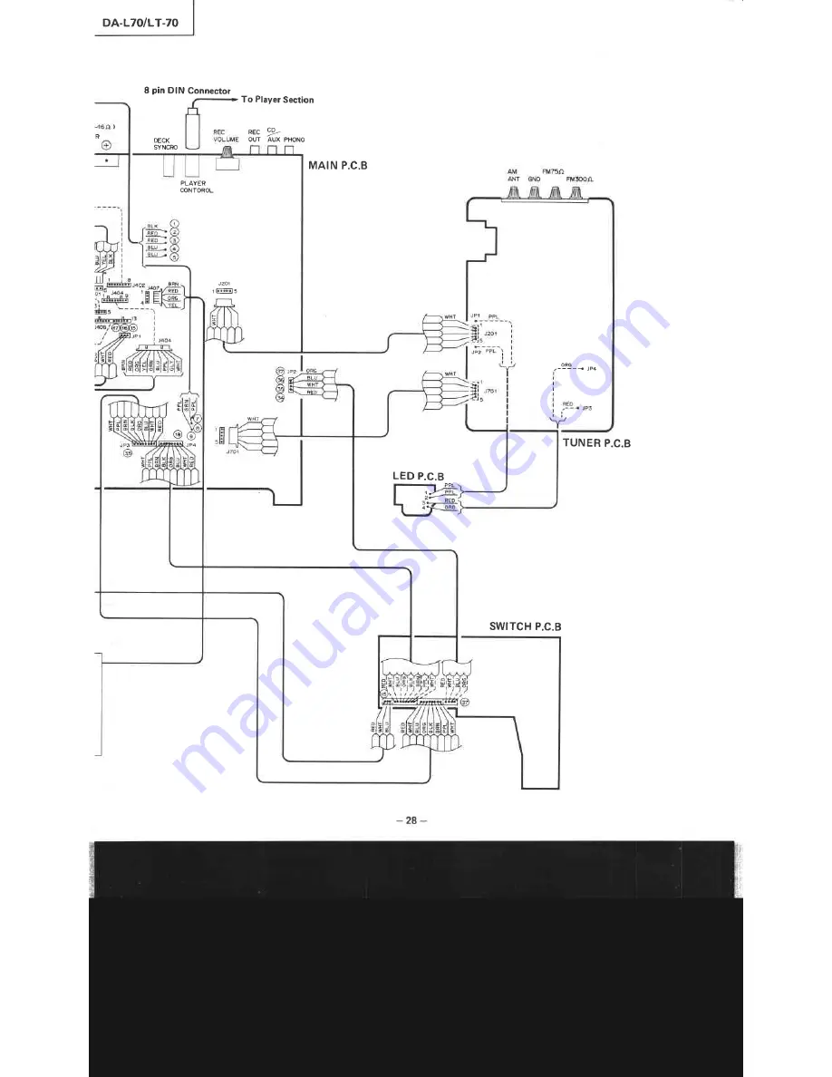 Mitsubishi DA-L70 Servise Manual Download Page 26