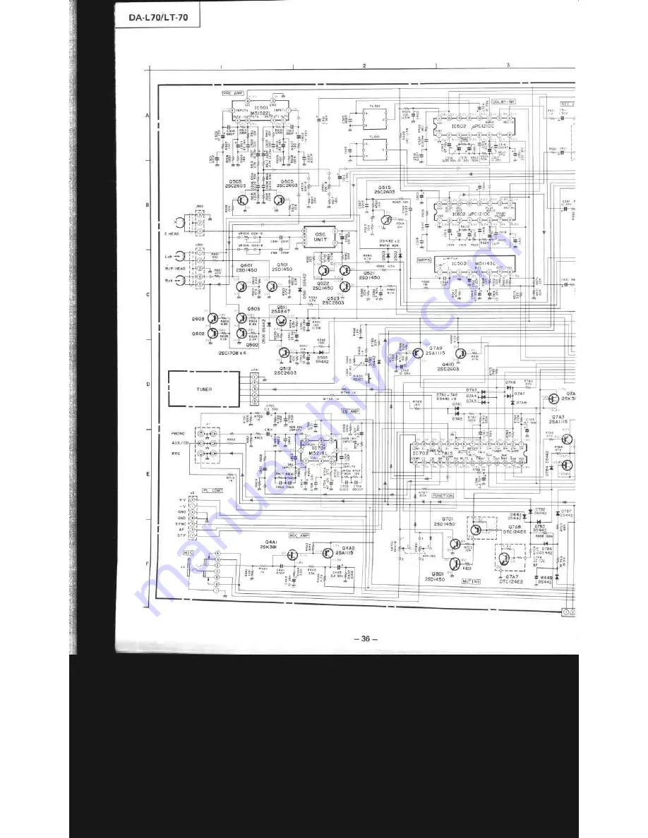 Mitsubishi DA-L70 Скачать руководство пользователя страница 35