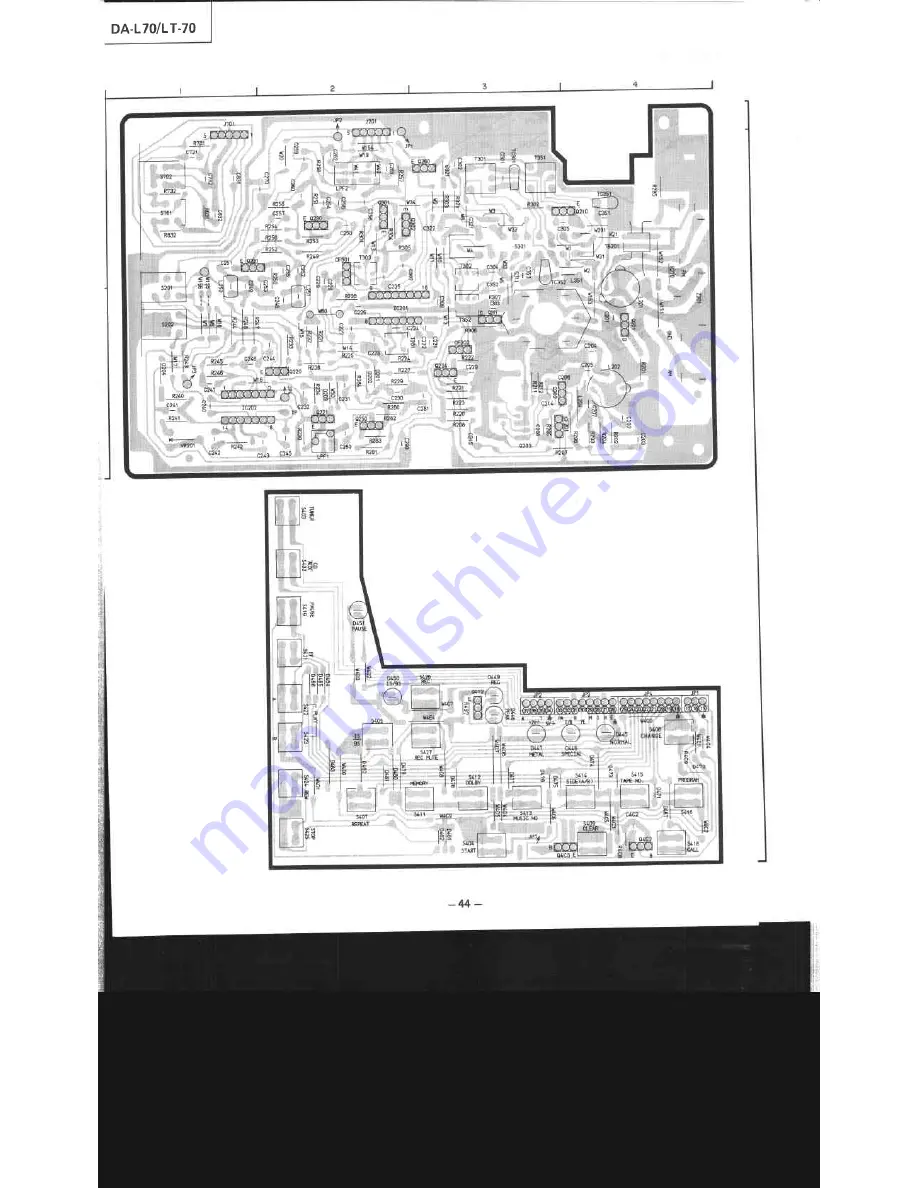 Mitsubishi DA-L70 Servise Manual Download Page 46