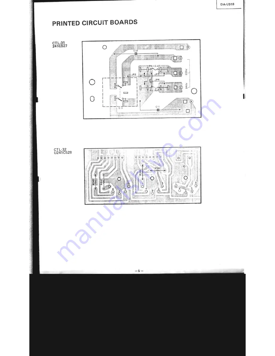 Mitsubishi DA-U310 Скачать руководство пользователя страница 5