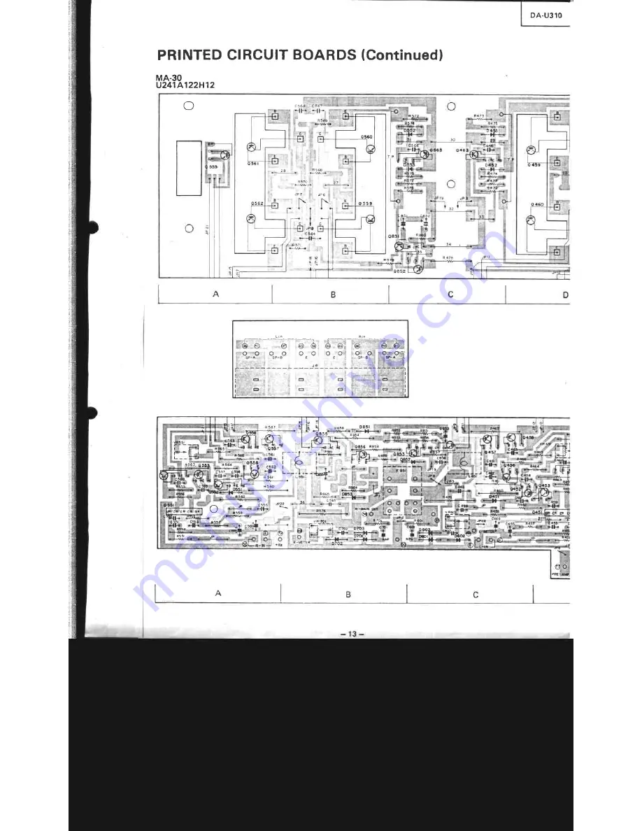 Mitsubishi DA-U310 Service Manual Download Page 11