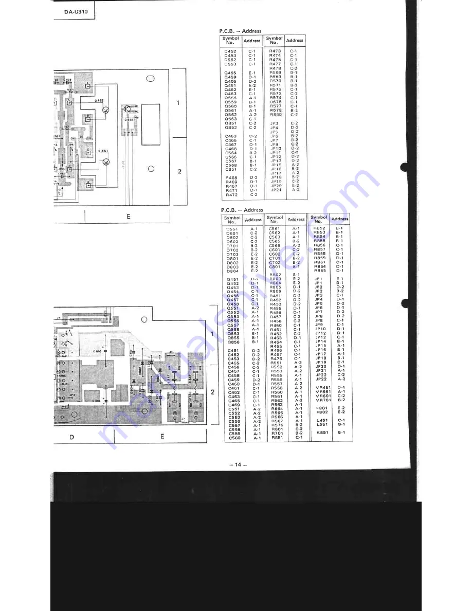 Mitsubishi DA-U310 Скачать руководство пользователя страница 12