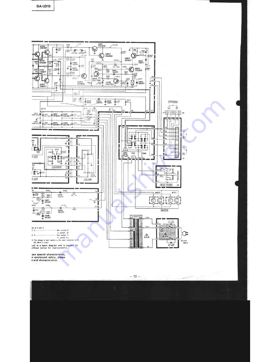 Mitsubishi DA-U310 Скачать руководство пользователя страница 16