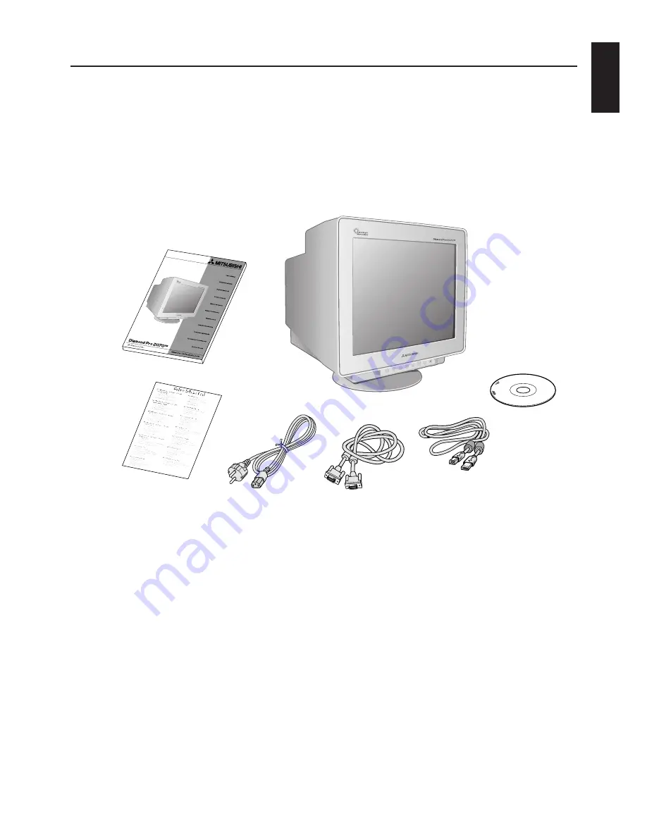 Mitsubishi Diamond Pro 2070SB User Manual Download Page 5