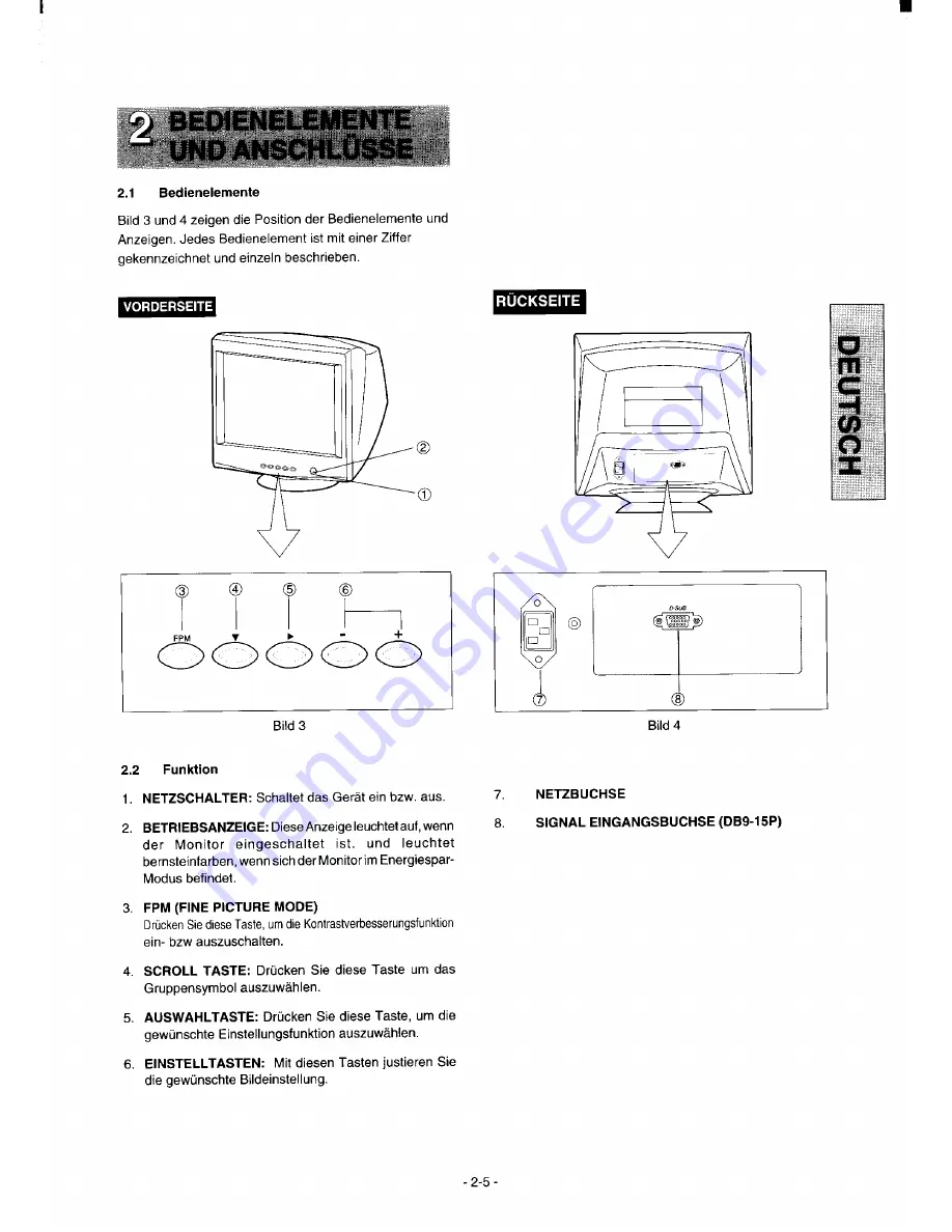 Mitsubishi Diamond Pro 920 NUR1905STTKW User Manual Download Page 23