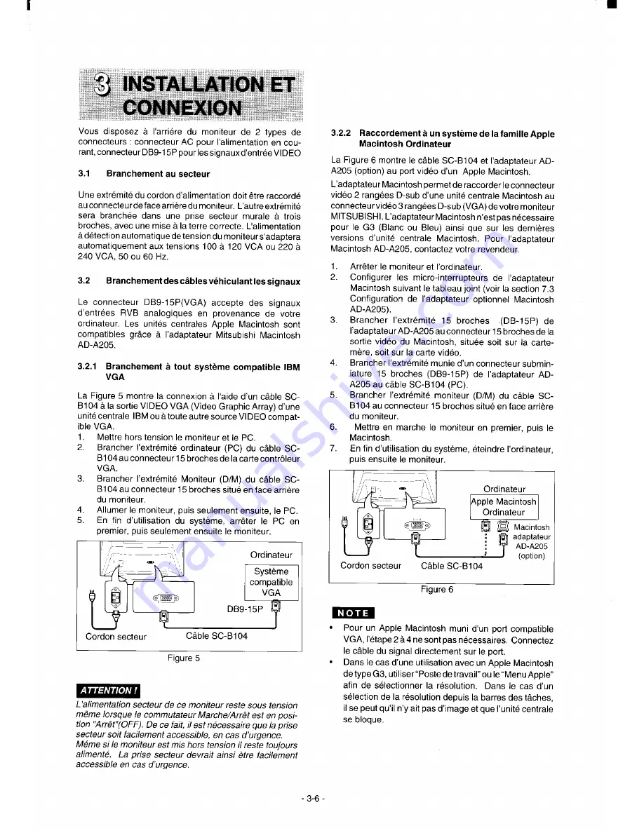 Mitsubishi Diamond Pro 920 NUR1905STTKW User Manual Download Page 39