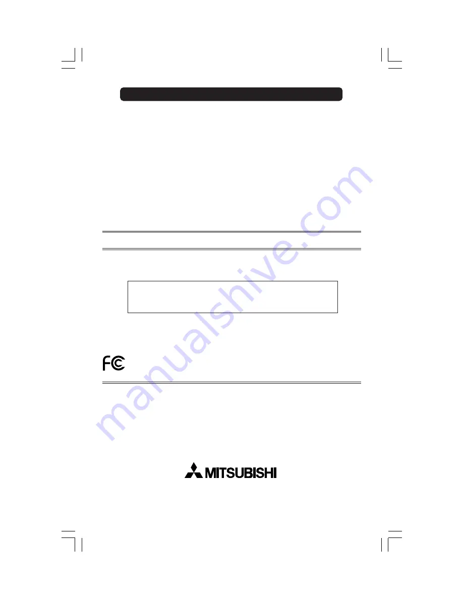 Mitsubishi DiamondPoint V51LCD User Manual Download Page 45