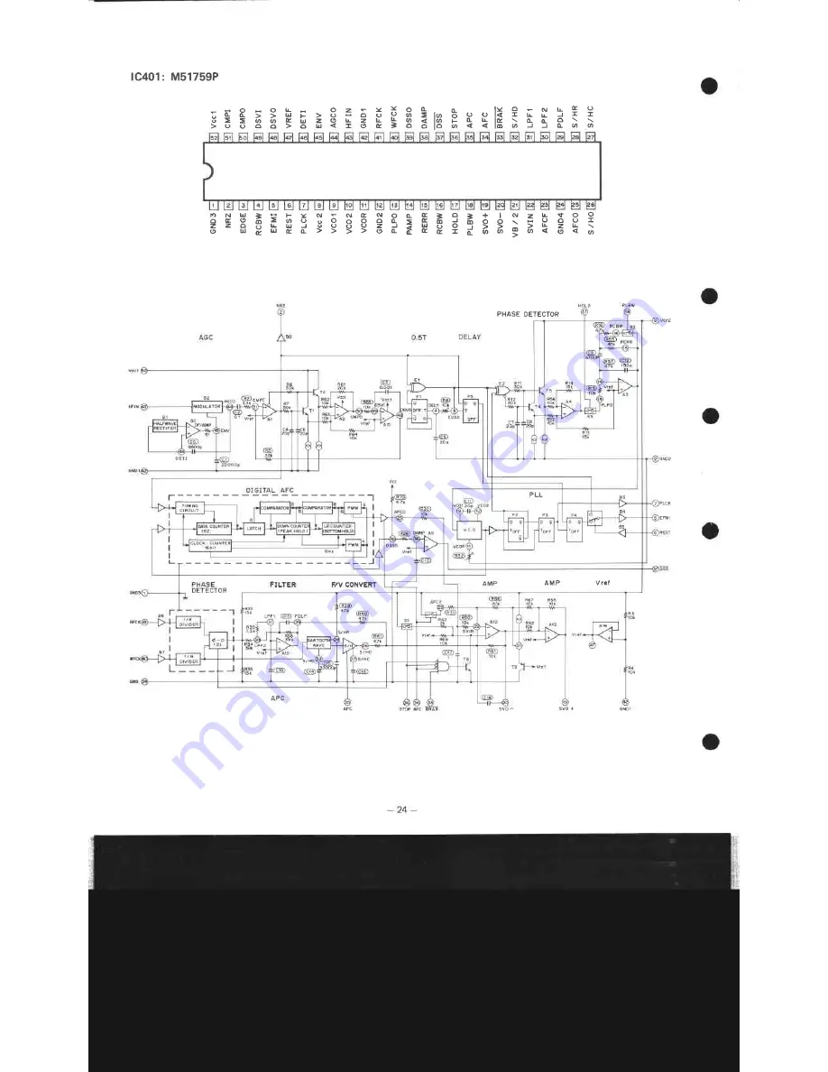 Mitsubishi DP-47P Service Manual Download Page 24