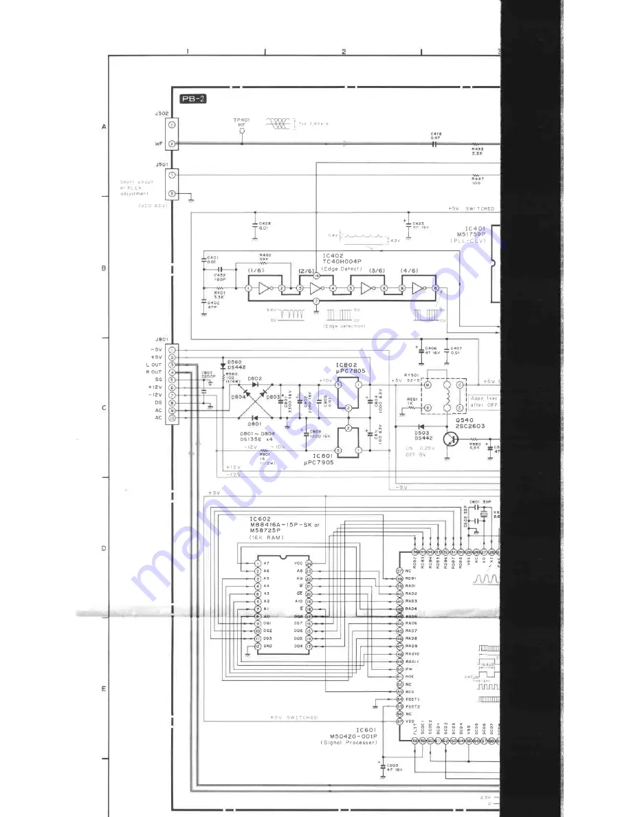 Mitsubishi DP-47P Service Manual Download Page 37