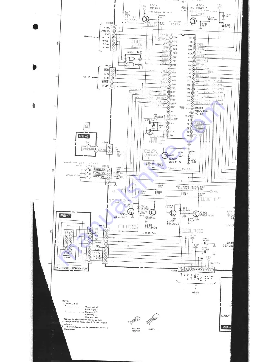 Mitsubishi DP-47P Service Manual Download Page 48