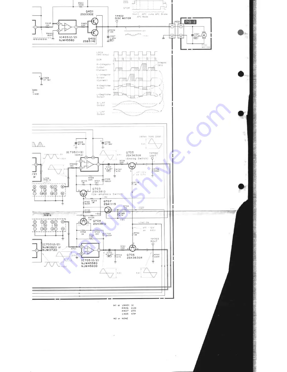 Mitsubishi DP-47P Service Manual Download Page 49