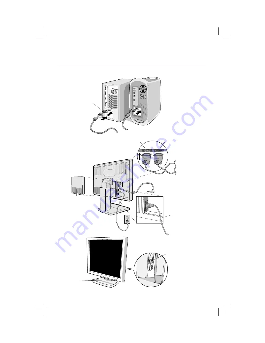 Mitsubishi E85LCD-BK User Manual Download Page 21