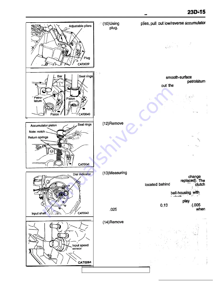 Mitsubishi Eclipse 1990 Service Manual Download Page 1417