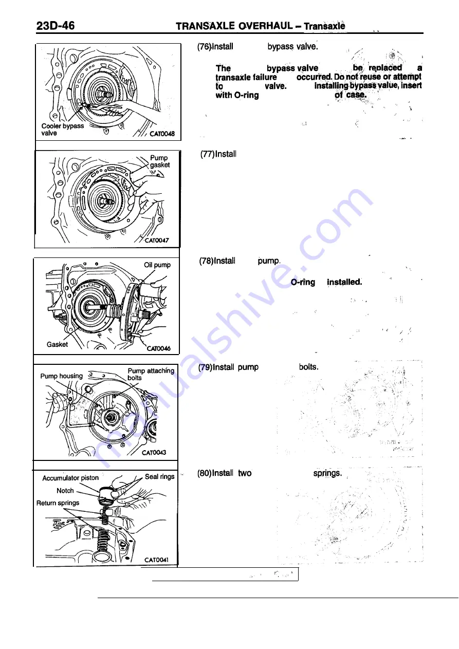 Mitsubishi Eclipse 1990 Service Manual Download Page 1448