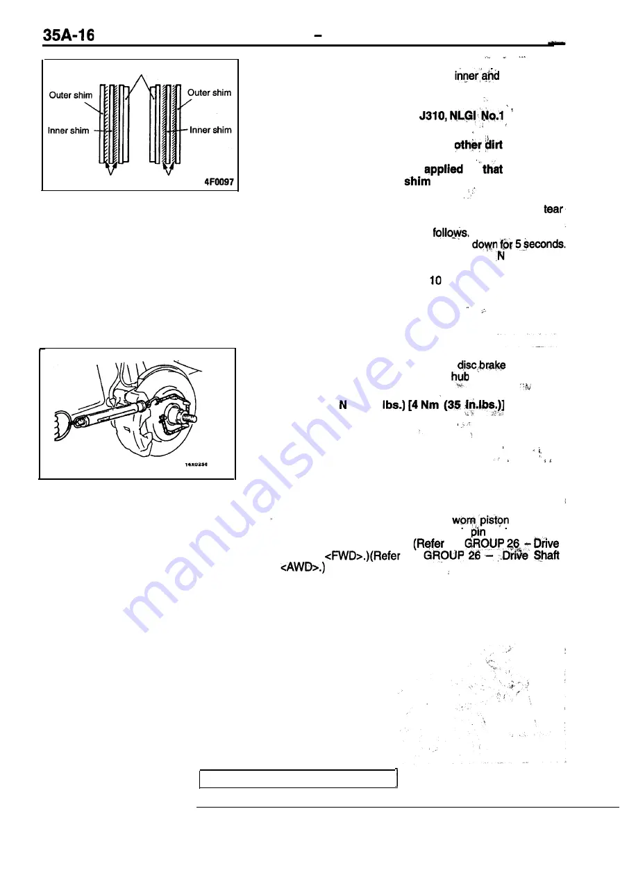 Mitsubishi Eclipse 1990 Service Manual Download Page 1654