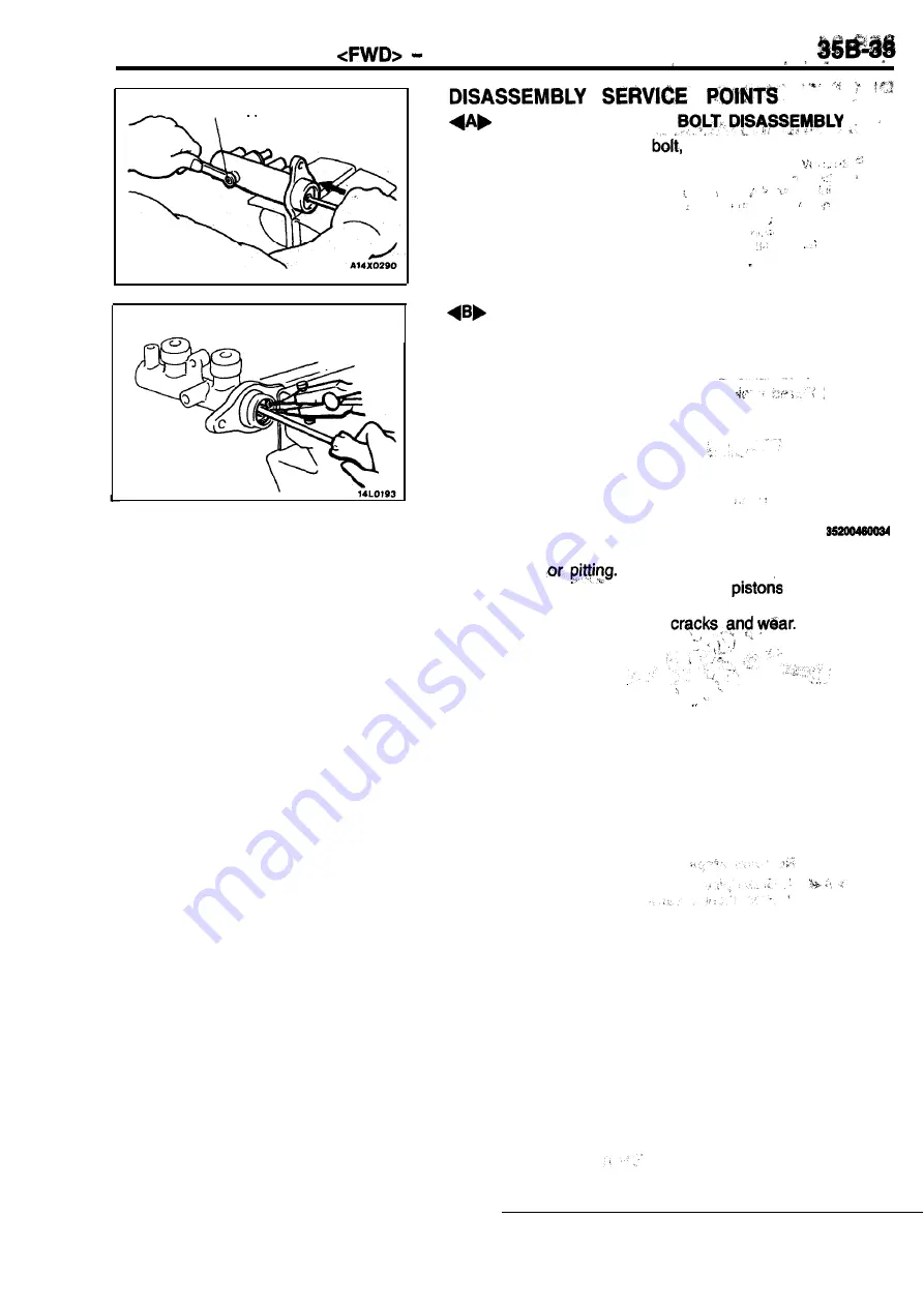 Mitsubishi Eclipse 1990 Service Manual Download Page 1721