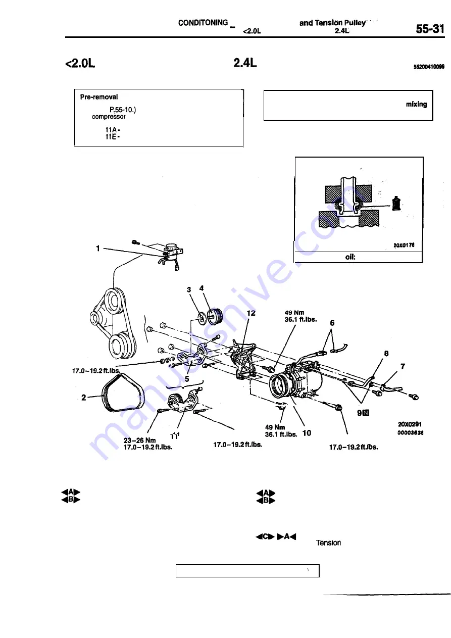 Mitsubishi Eclipse 1990 Service Manual Download Page 2071