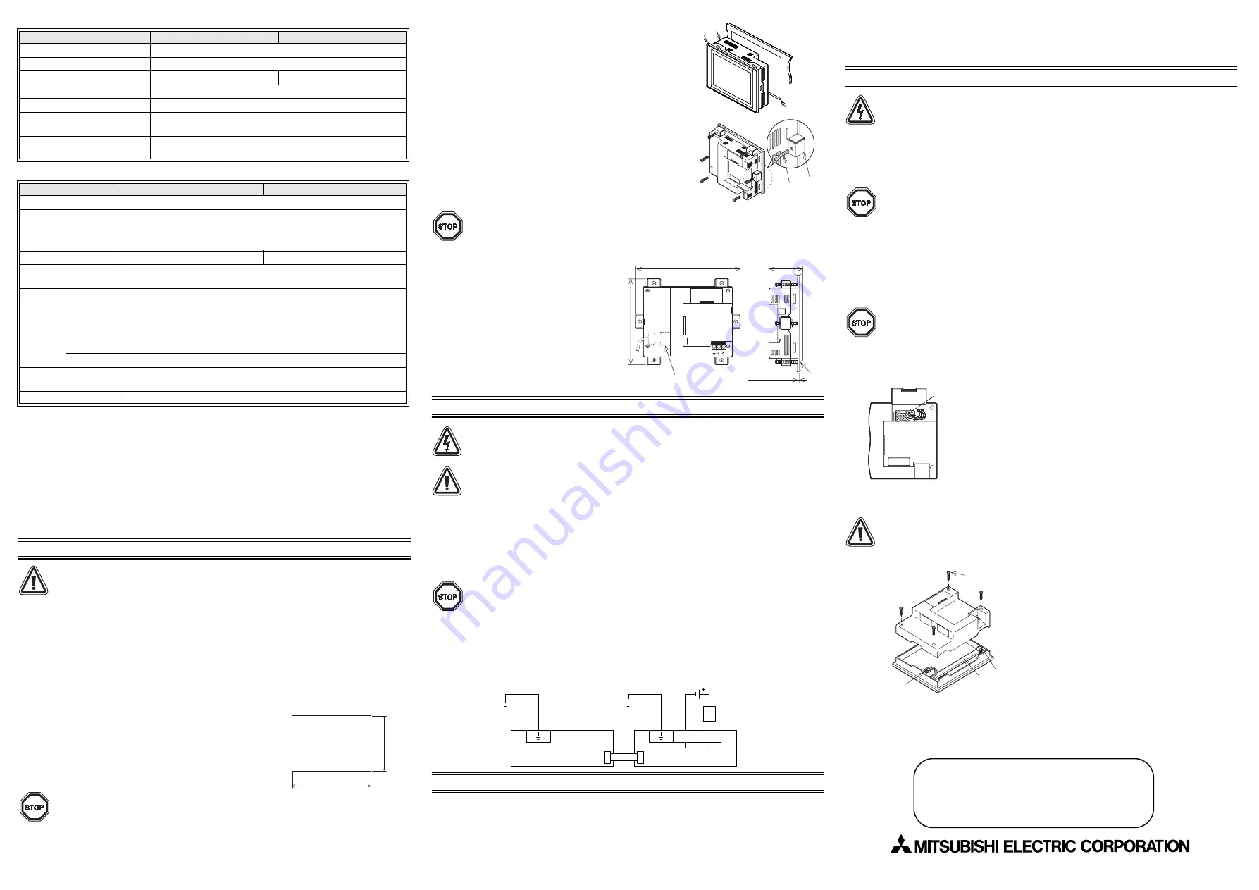 Mitsubishi F940GOT Handy Series Скачать руководство пользователя страница 4