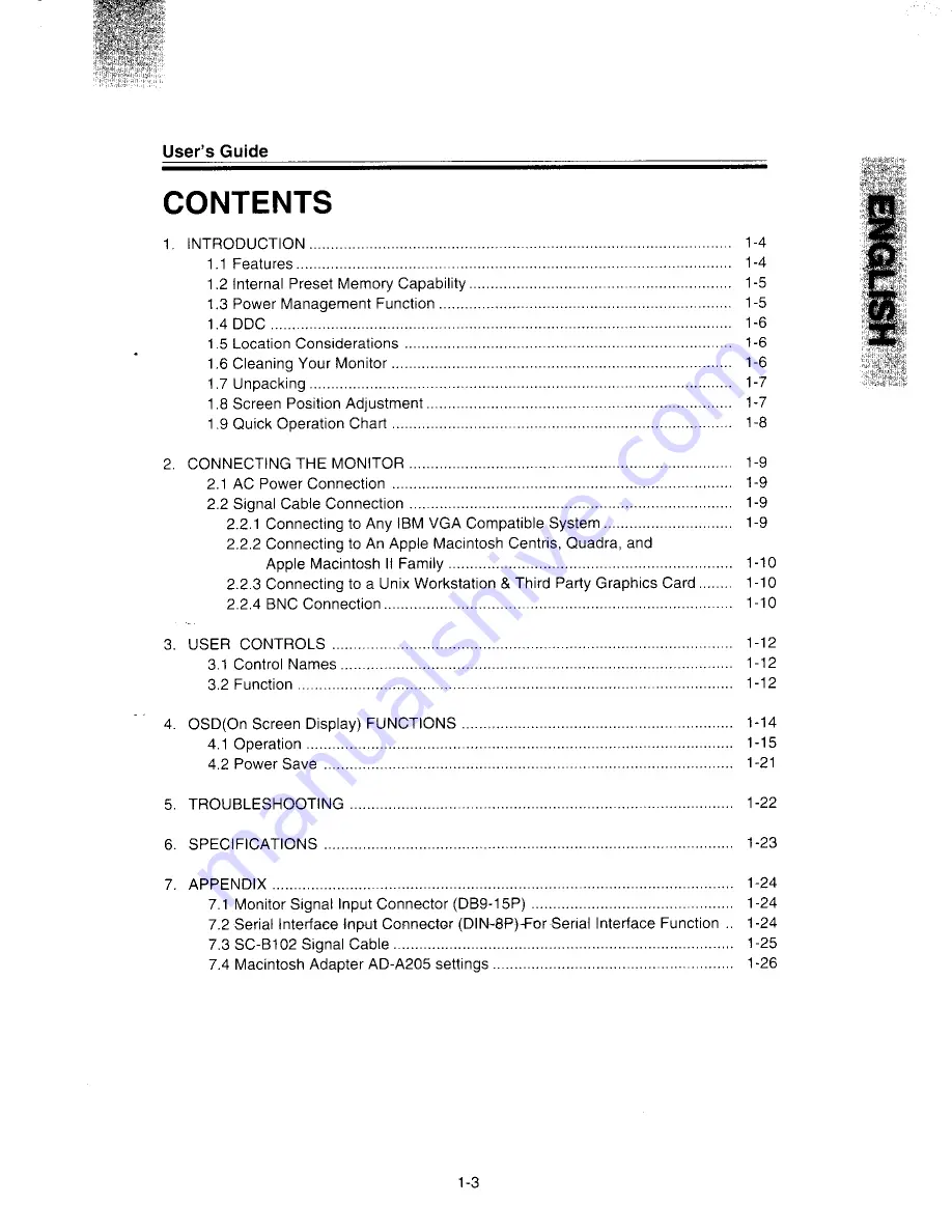 Mitsubishi FFT9905SKHFW User Manual Download Page 6