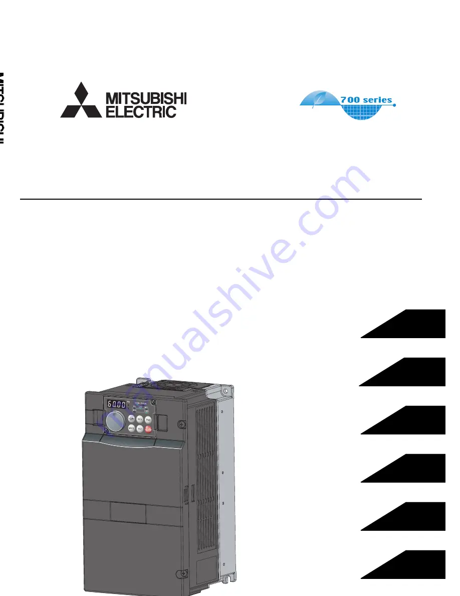 Mitsubishi FR-A740-00023-EC Instruction Manual Download Page 1