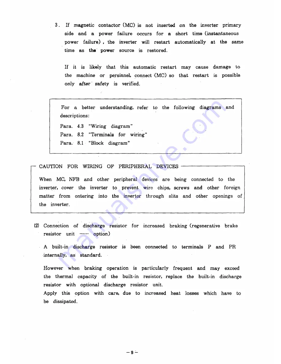 Mitsubishi FREQROL Z200-U Instruction Manual Download Page 13