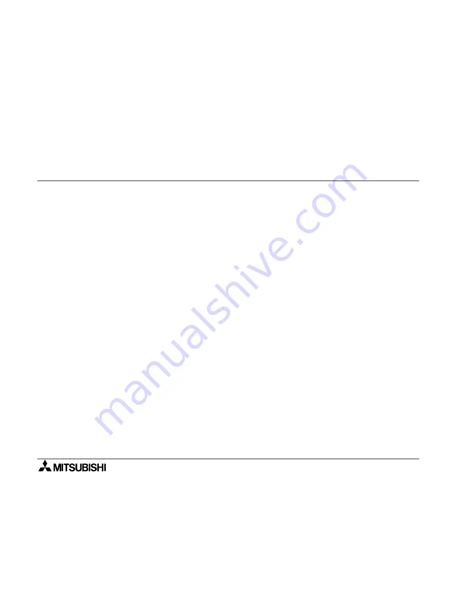 Mitsubishi FX-20P-E Operation Manual Download Page 7