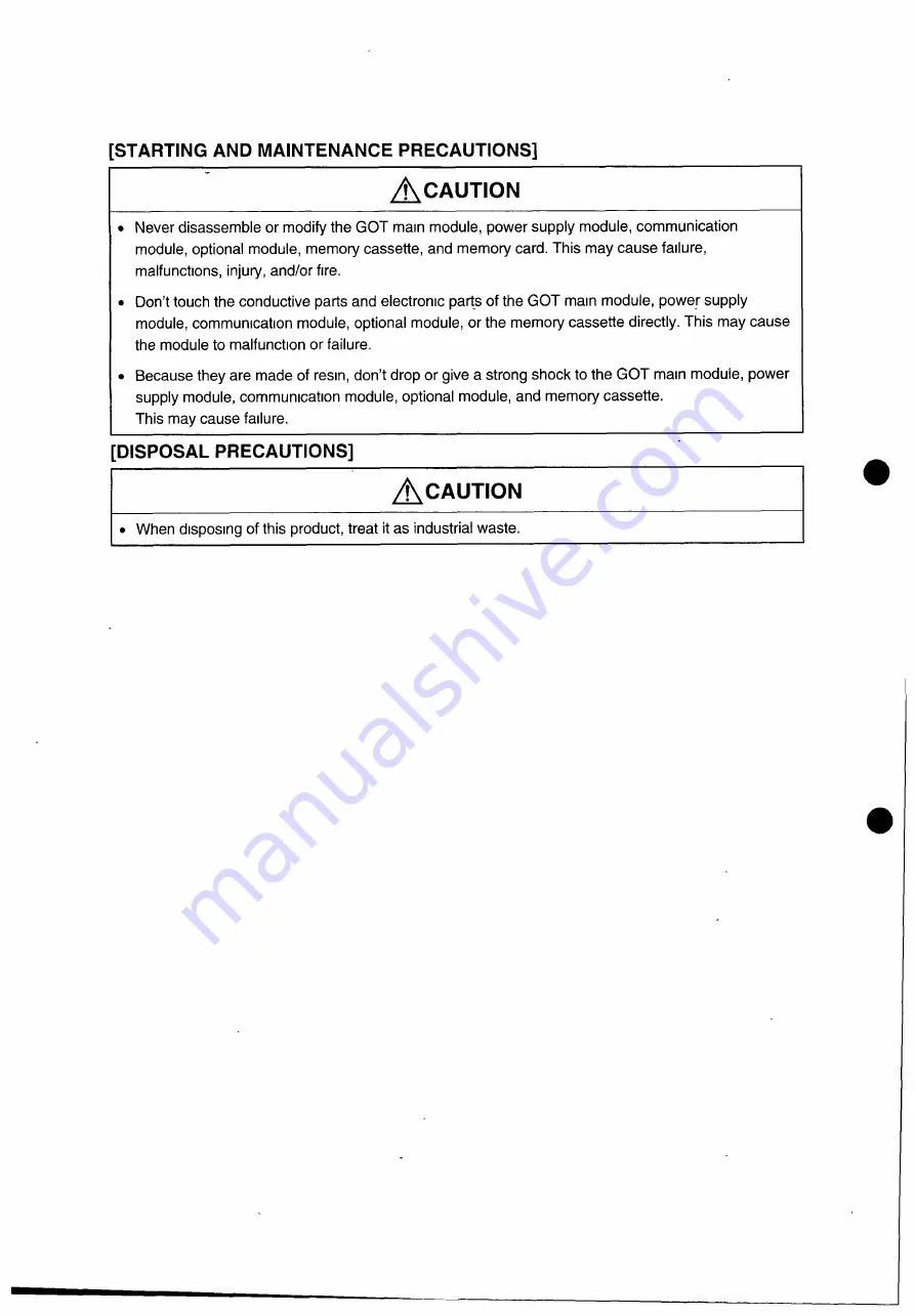 Mitsubishi GOT MELSEC 800 Series Additional Explanation Download Page 5