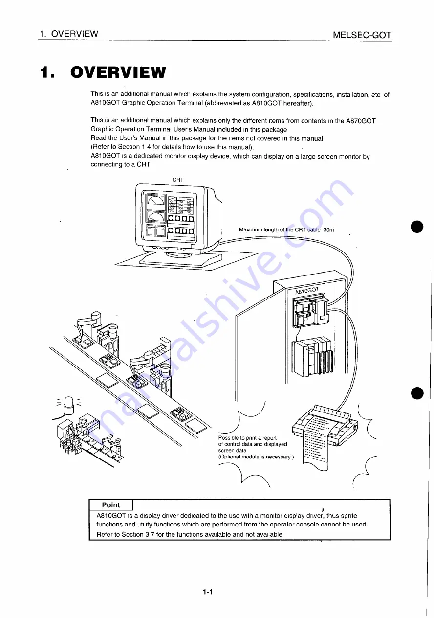 Mitsubishi GOT MELSEC 800 Series Additional Explanation Download Page 11