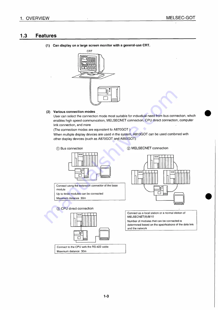 Mitsubishi GOT MELSEC 800 Series Additional Explanation Download Page 13