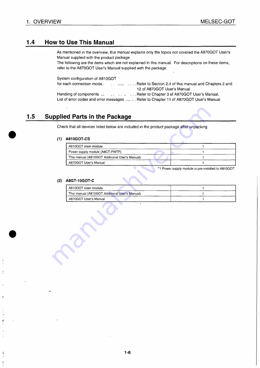 Mitsubishi GOT MELSEC 800 Series Additional Explanation Download Page 16