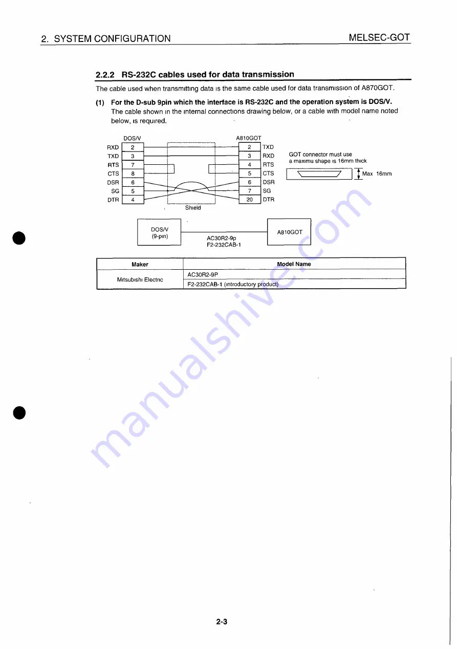 Mitsubishi GOT MELSEC 800 Series Additional Explanation Download Page 20