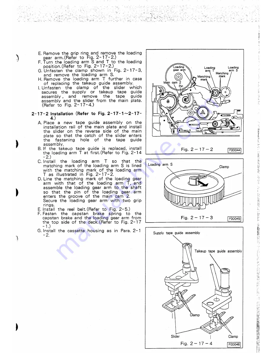 Mitsubishi HS-B82 Service Manual Download Page 47