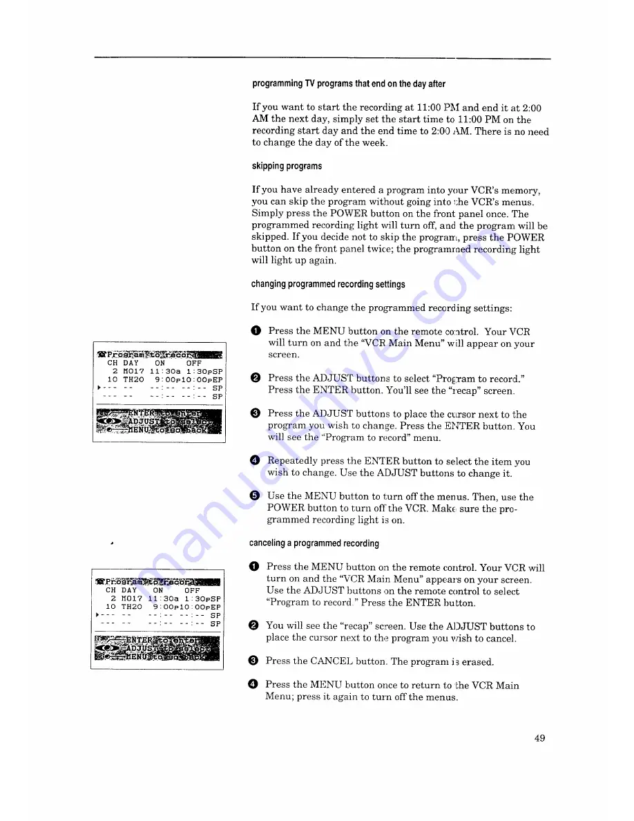 Mitsubishi HS-U270 Owner'S Manual Download Page 51