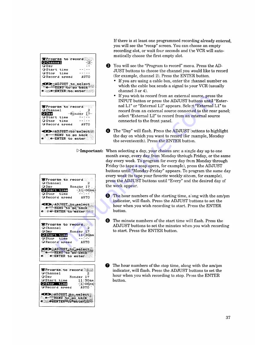 Mitsubishi HS-U430 Owner'S Manual Download Page 39