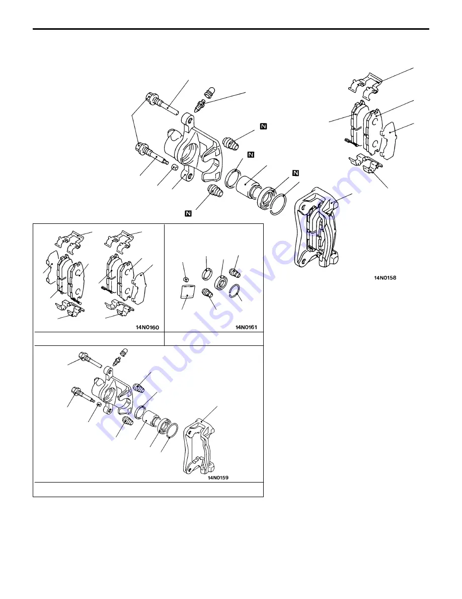 Mitsubishi LANCER EVOLUTION-IV 1998 Workshop Manual Download Page 458