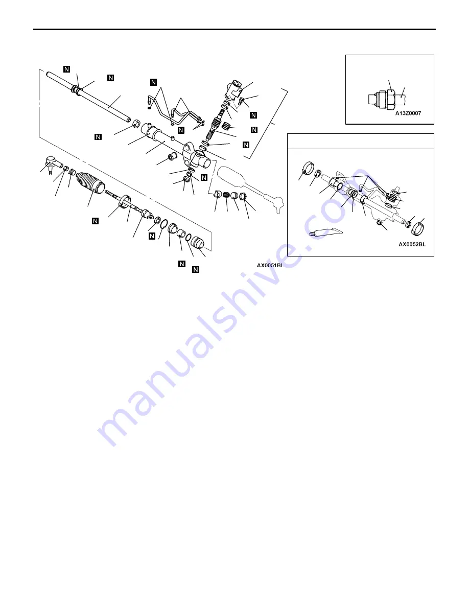 Mitsubishi Lancer Evolution-VI Workshop Manual Download Page 255