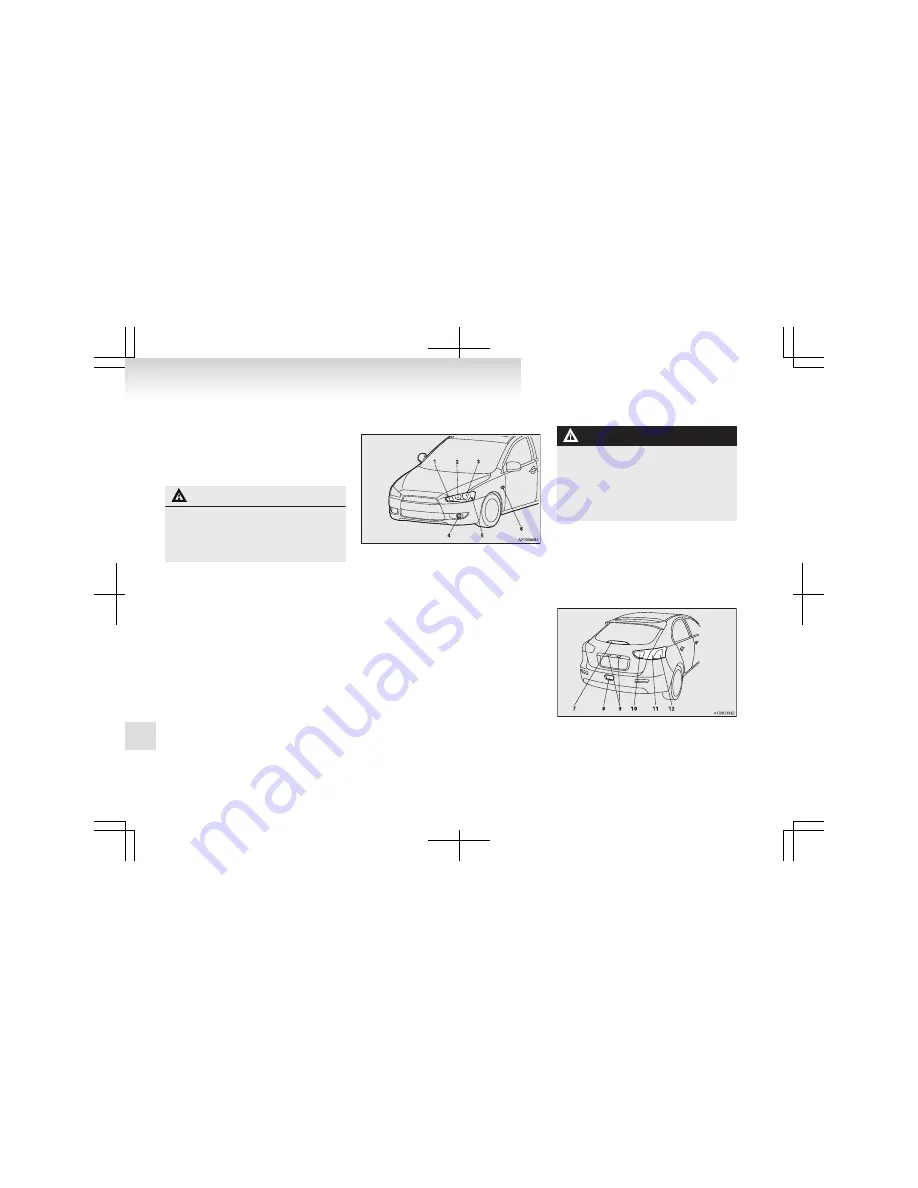 Mitsubishi Lancer Sportback Owner'S Manual Download Page 381