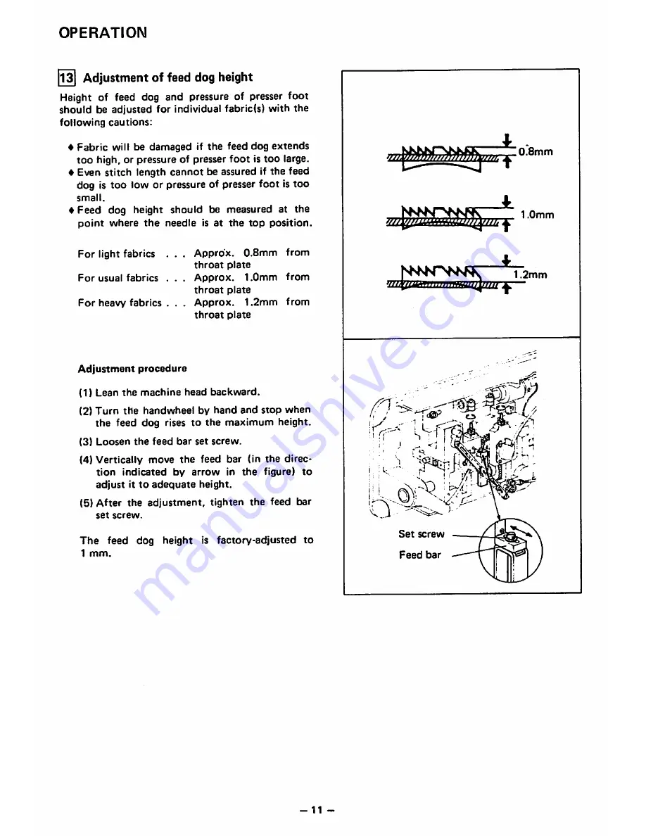 Mitsubishi LT2-230 Instruction Manual Download Page 13