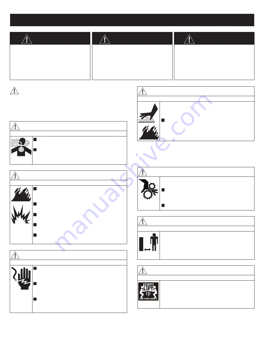 Mitsubishi MBG1200 Operator'S Manual Download Page 3