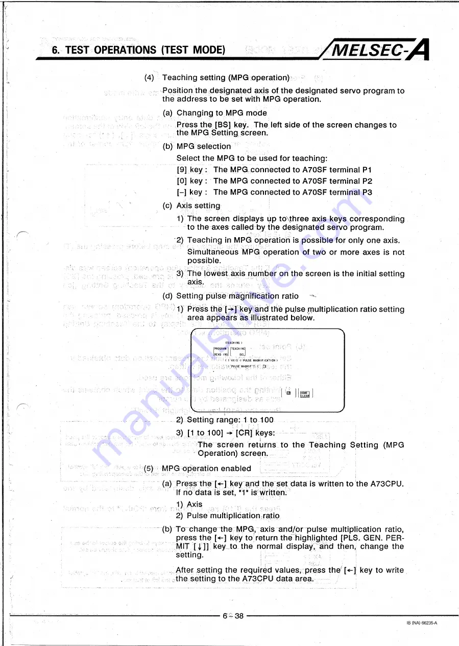 Mitsubishi MELSEC-A A6MD Operating Manual Download Page 71