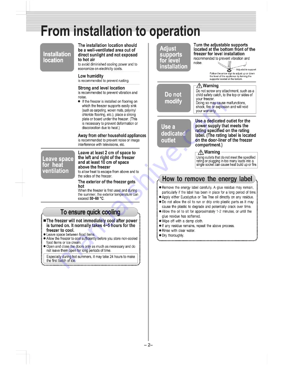 Mitsubishi MF-U160X Operating Instructions Manual Download Page 2