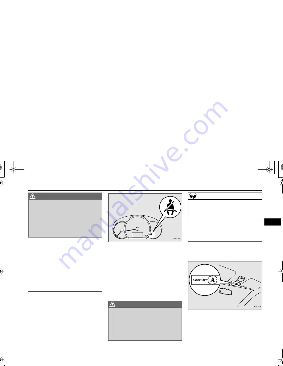 Mitsubishi Mirage 2017 Owner'S Manual Download Page 36