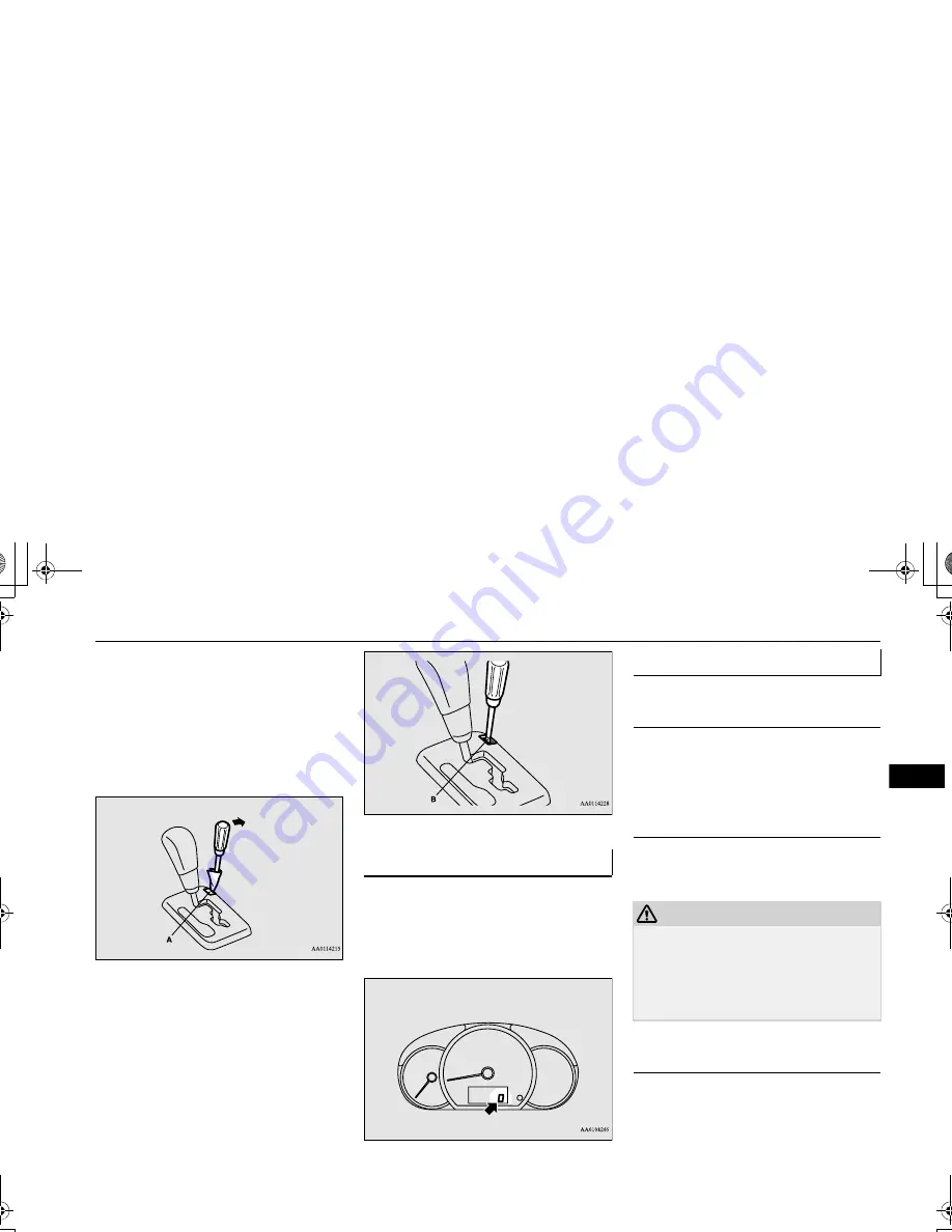 Mitsubishi Mirage 2017 Owner'S Manual Download Page 104