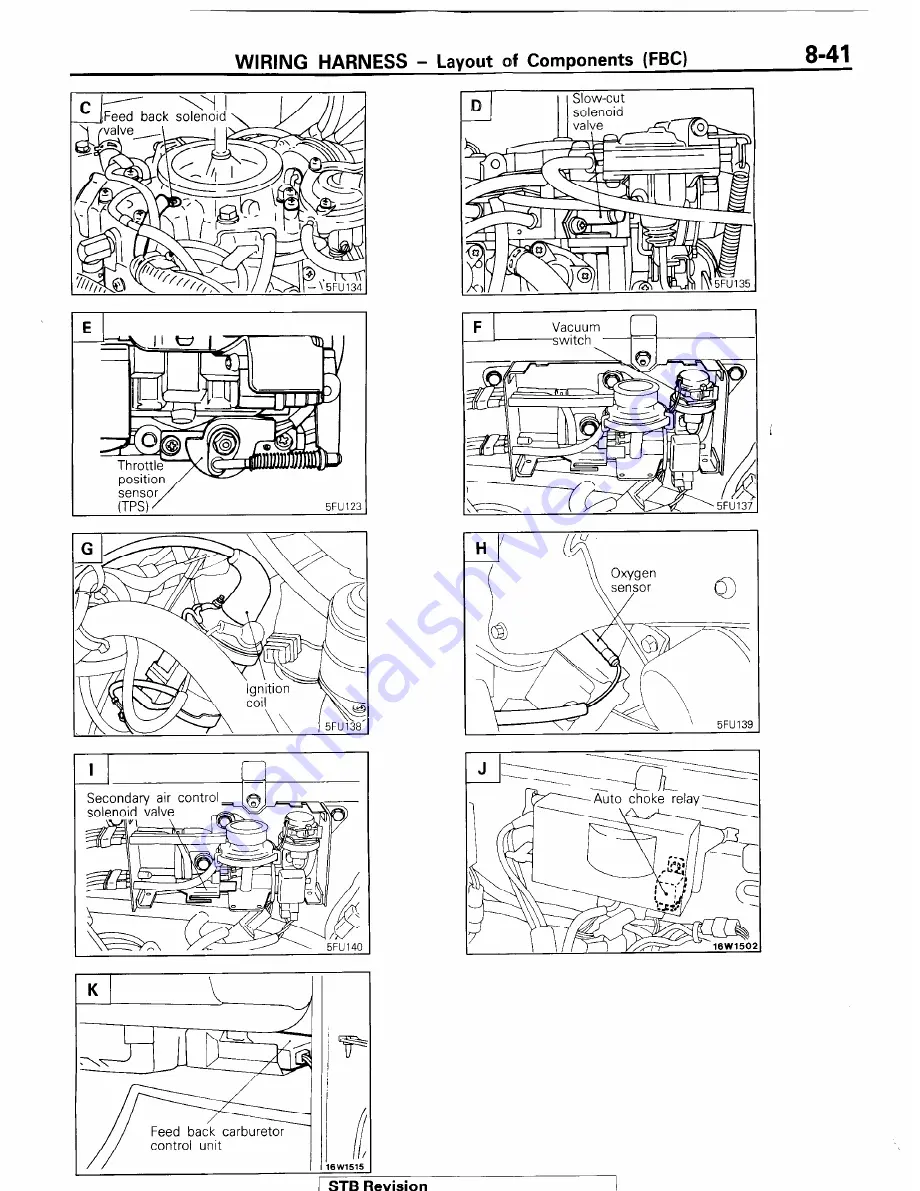 Mitsubishi Montero 1987 Скачать руководство пользователя страница 61