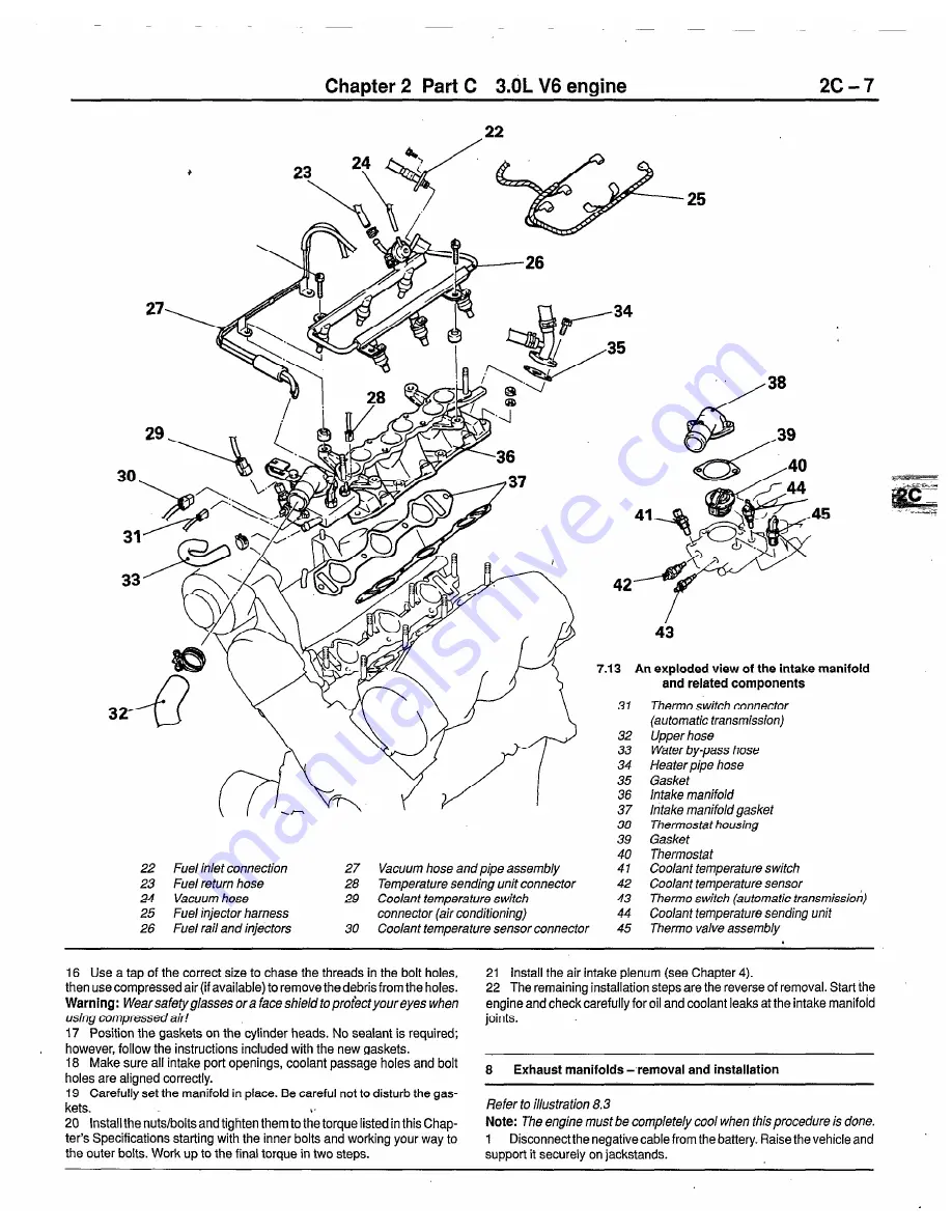 Mitsubishi Montero 1988 Manual Download Page 73